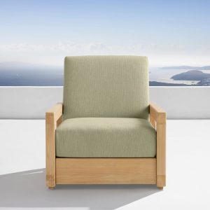 Westport Outdoor Lounge Chair in Eden Sage