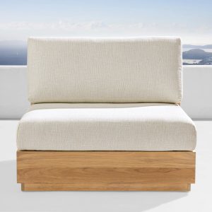 Bal Harbour Outdoor Teak Armless Chair