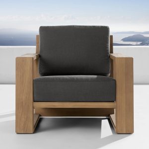 Canyon Outdoor Teak Lounge Chair